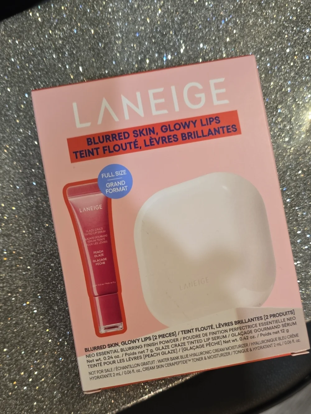 LANEIGE Glaze Craze Blurred Skin & Glowy Lips Set